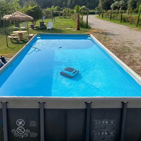 Terrain Avec Mobil-home 캠프장 *